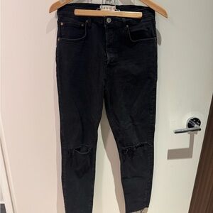 We The Free Charcoal Denim Jeans.